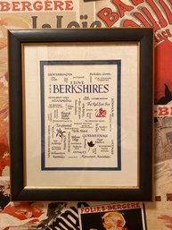 I Love The Berkshires Calligraphy 10x11 Local Attractions From The Red Lion Inn