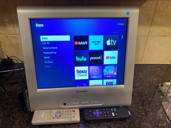 Sharp Lcd Tv With Roku And Remotes