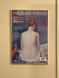 French Museum Poster Musee DOrsay 16x24  Cezanne To Matisse 1993