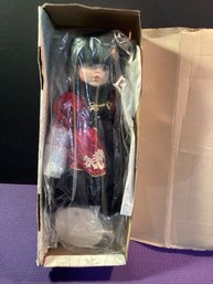 Porcelain Ice-skating Doll In Excellent Shape Still In The Box Wrapped In Plastic. Very Nice Colle