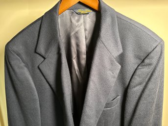 Mens Brooks Brothers Navy Cashmere Sport Coat