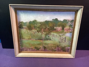 Original Painting By Dean Lorre In Great Shape In Period Frame Signed Lower Left