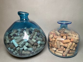 Two Cork Filled Bottles