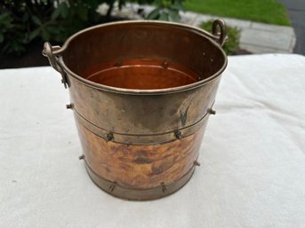 Brass & Copper Bucket