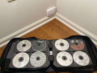 A Very Large  CD Collection With Case