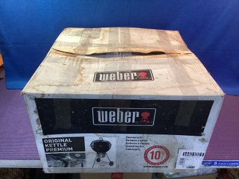 Weber Barbecue Grill ,never Used Still In The Box, Was Stored Inside In The Garage