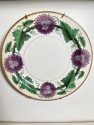 Wedgwood Purple Floral Plate 9.75inches Lot 1