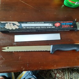 #63 - The Edge 2001 - The Sharpest Knife You Will Ever Need - New In Box - Ginsu Type Knife.