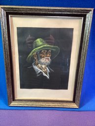 Original Vintage Hand Done, (Gouache Painting )sign By The Artist Great Shape