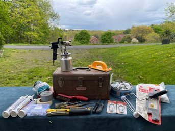 A Vintage Stanley Tool Box With Tons Of Extras