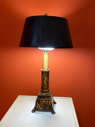 Metal Table Desk Lamp 9x16 Nice Antique Finish