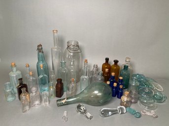 A Very Large Collection Of Bottles