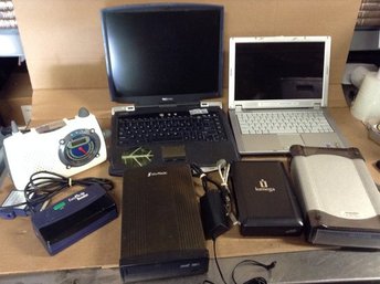 Electronics, Laptops, Weather Band Radio, External Drices, Iomega