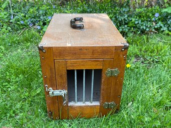 Vintage Wooden Pet Cage