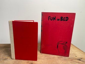 Vintage The Big Drink Coca Cola Book & Fun In Bed Frank Scully