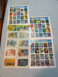 Marvel & DC Comics Stamps & Comic Backing