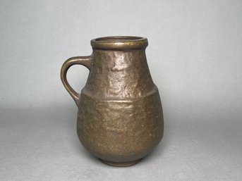A Beautiful Quality Made Cast Bronzed Pitcher