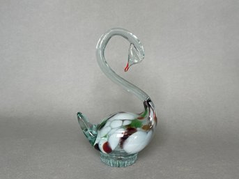 Beautiful Glass Swan
