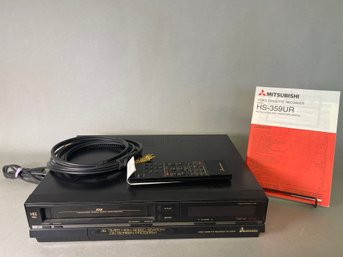 A Mitsubishi Video Cassette Recorder