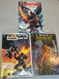 3 DC Comis Graphic Novels Batman Poison Ivy Superman