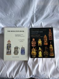 2 Beer Stein Coffee Table Reference Books