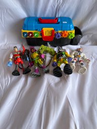 Rescue Heroes Figures And Vtech Tool Box Toys