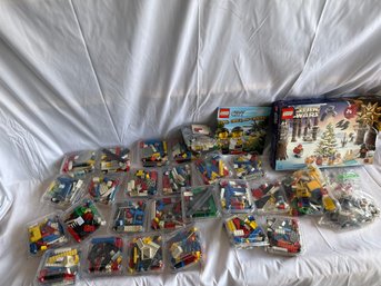 Large Lot Of Miscellaneous Legos & 1 Advent Calendar