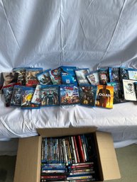 Large Lot Of Blu Ray & DVD Movies Holiday Superhero