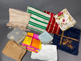 Scarves By Echo, J. Dormont & Ray Strauss - Silk, Rayon And Other Beautiful Fabrics Various Sizes