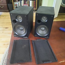 #121  Pair Nakamichi Model No. S-1A 8 Ohm Audiophile Bookshelf Speakers Tested And Sound Great!