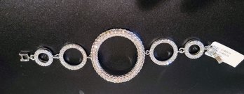 Designer Iris Apfel Rhinestone Bracelet - High Quality