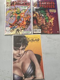 3 Signed Autographed Comic Books