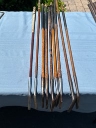 9 Vintage And Antique Golf Clubs
