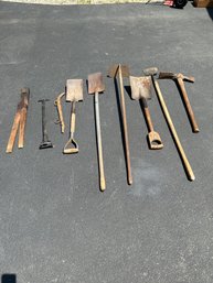 10 Piece Antique Farm Tool Lot
