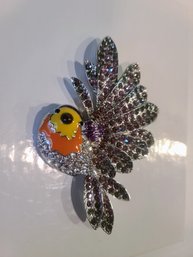 A Jeweled Parrot Or Other Tropical Bird From The Iris Apfel Collection (2 Of 2)