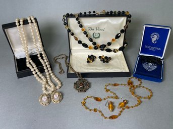Jewelry Collection Including Trifari, Waterford & More