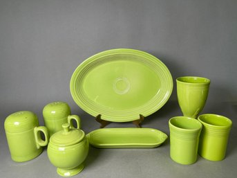 Homer Laughlin China Company Fiesta Ware Chartreuse Green Pieces