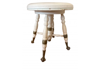 Antique Painted Piano Stool