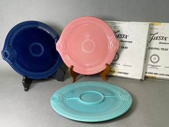 Homer Laughlin China Company Fiesta Ware Hostess Tray & Platters