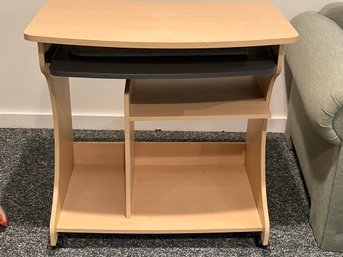 Computer/gaming Desk With Pull Out Shelf, 31x32.25x19.5in