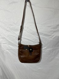 Frye Melissa Button Crossbody Sark Brown New With Tags