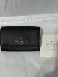 Kate Spade Christine Black Laurel Way Wallet Snap Card Case