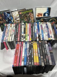 53 Mixed Media DVD Movies Led Zepplin Cds & Audio Tapes