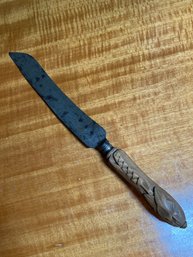 Antique Bread Knife - Gillott Cutlery Nottingham 12in