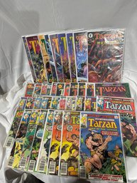 36 Tarzan Comic Books From DC Marvel Malibu