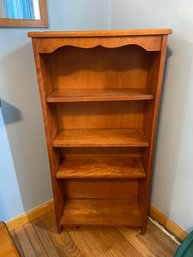 4 Tier Wood Bookcase Shelving Unit 24x9x48