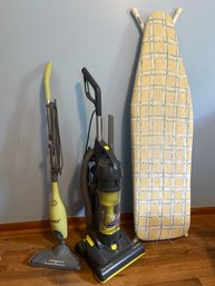 Kenmore Upright Vacuum, Eureka Handheld & Floor Steamer And Ironing Board