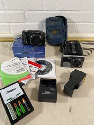 Canon Powershot SX150is Tested Works Great 8GB Memory Card Samsung PL200 Plus Items