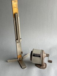 Vintage Hem Ruler & Pencil Sharpener