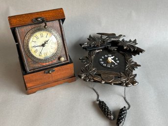 Two Battery Operated Clocks